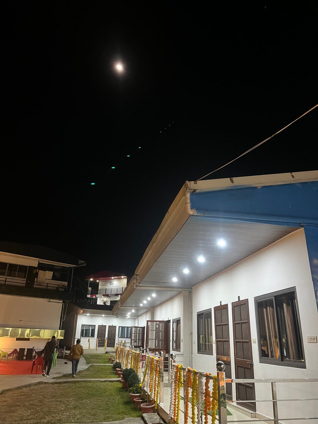 Evening view at Shersi Heights Resort